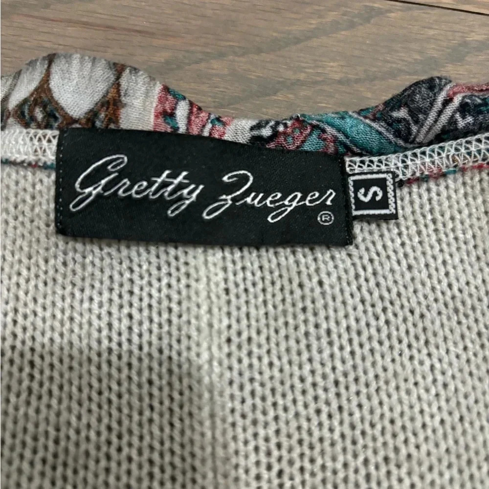 Gretty Zueger Women’s Long Sleeve Tunic Top. Small - Picture 4 of 8